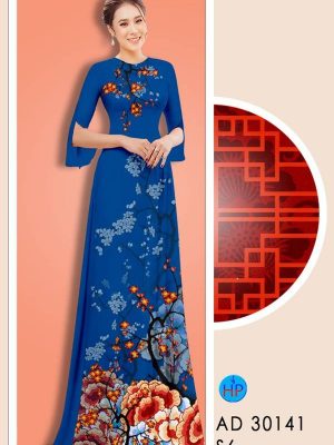 vai ao dai hoa dao (8)